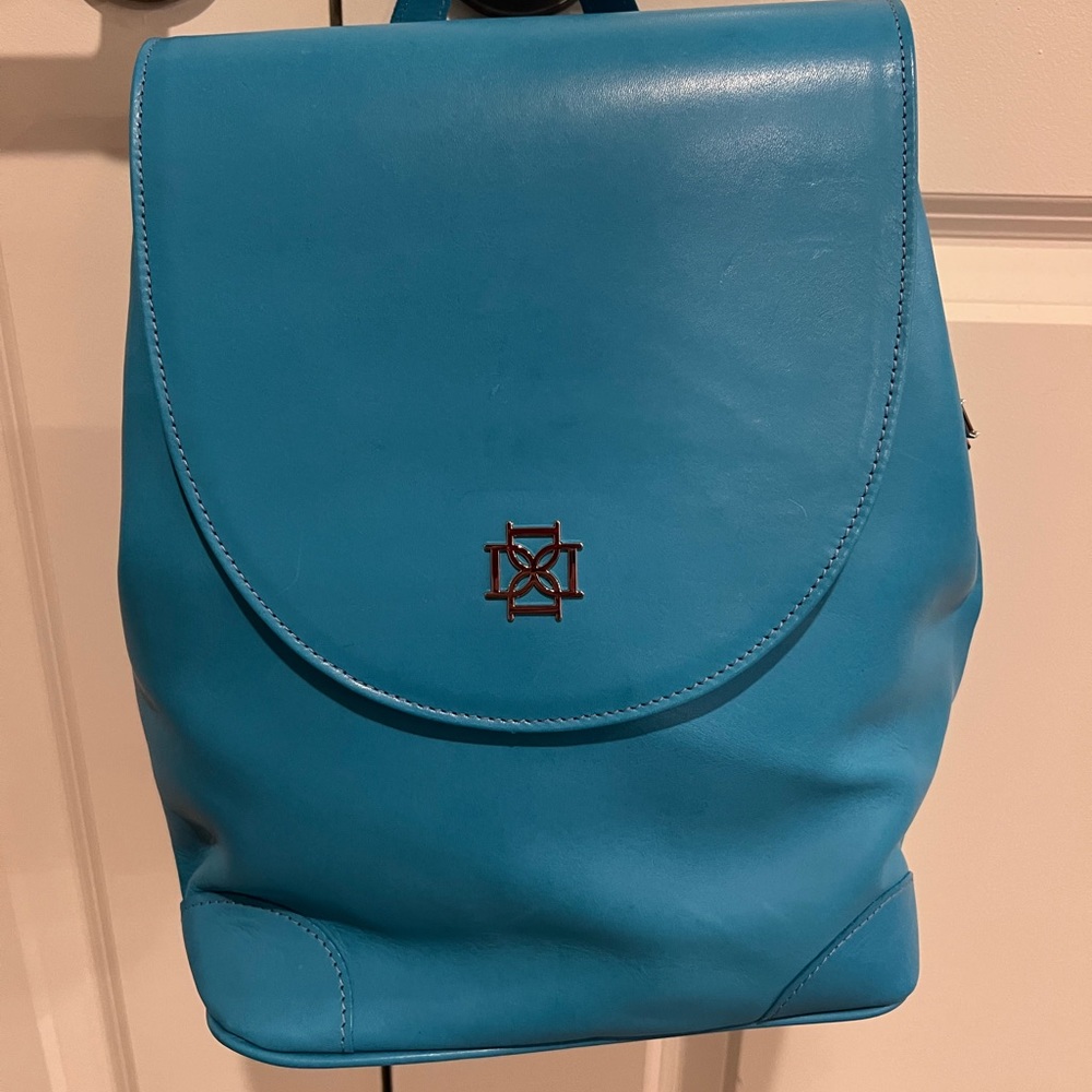 DOMINIE The Talia turquoise purse/backpack